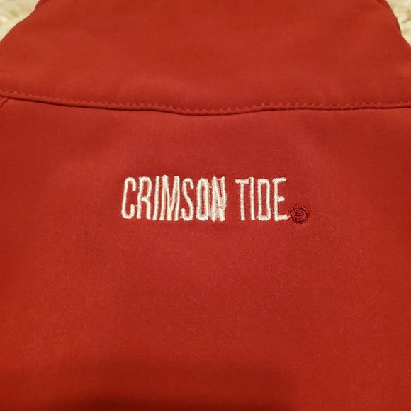 Alabama Crimson Tide Red Zippered Jacket Size Small - Picture 6 of 9